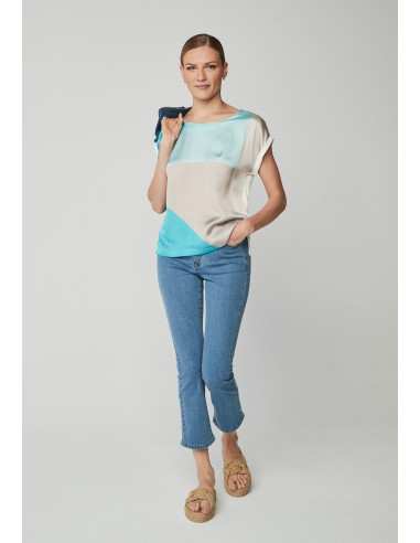 Camiseta sublimada aqua