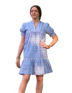 Vestido perforado