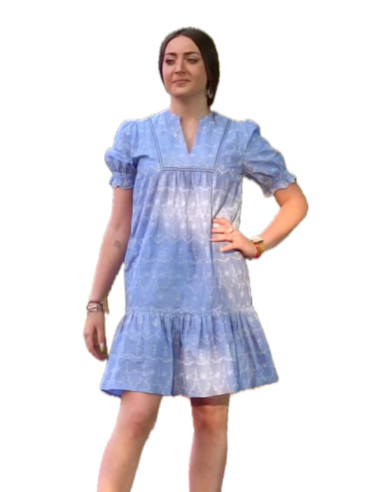 Vestido perforado