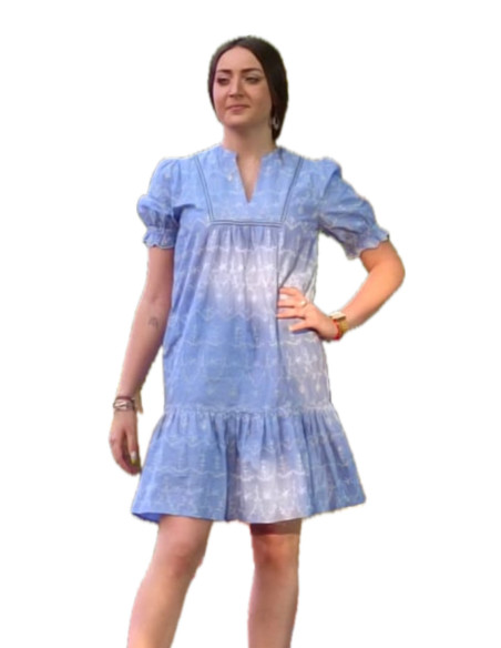 Vestido perforado