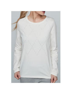 Camiseta rombos brillo