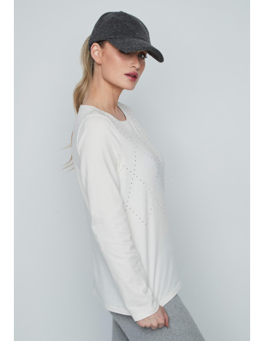 Camiseta rombos brillo