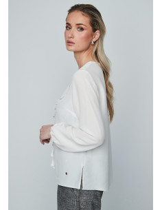 Blusa volante asimétrica 2