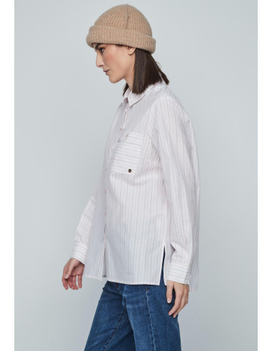 Blusa rayas rosa