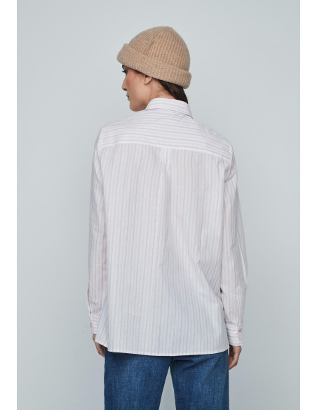 Blusa rayas rosa