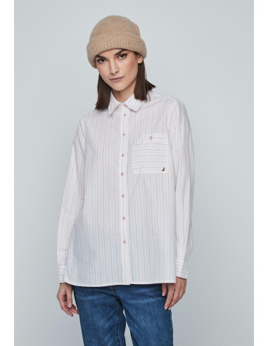 Blusa rayas rosa
