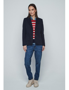 Blazer básica azul marino 2