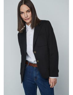 Blazer básica negra