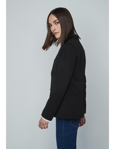 Blazer básica negra