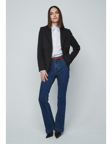 Blazer básica negra