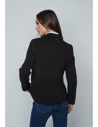 Blazer básica negra