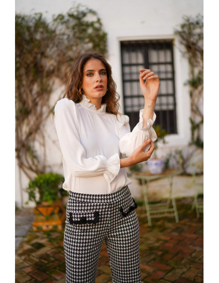 Pantalón patita de gallo