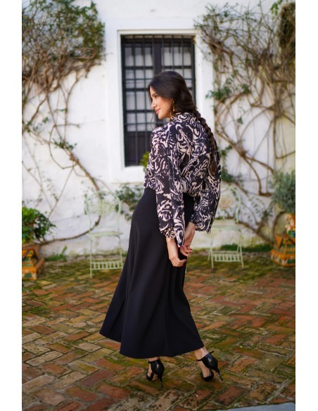 Blusa lazada estampada