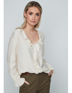 Blusa volantes