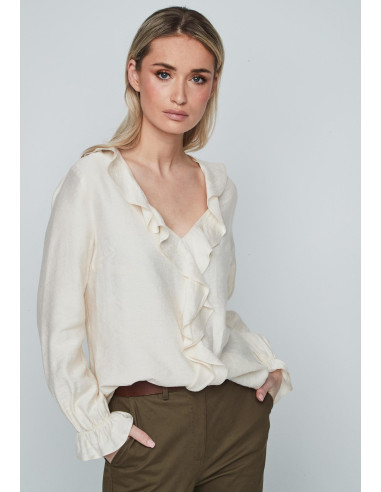 Blusa volantes