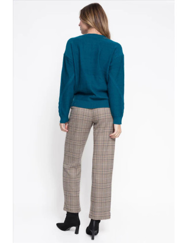 Pantalón vestir cuadros