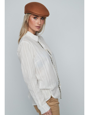 Camisa dobby bordados