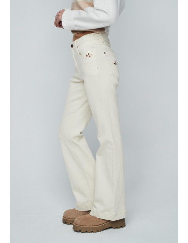 Pantalón flare jeans