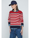 Jersey rayas rojo