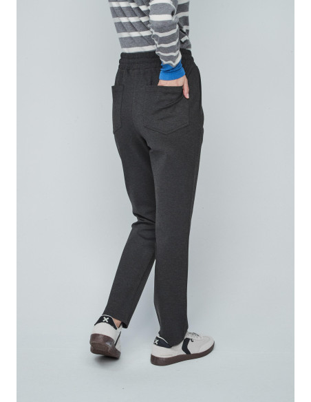 Pantalon experience goma gris