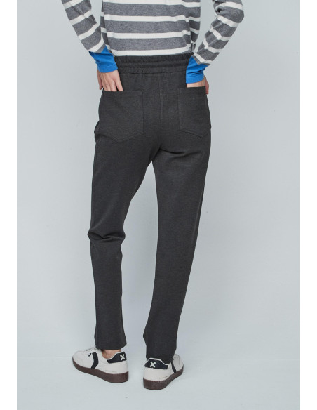 Pantalon experience goma gris