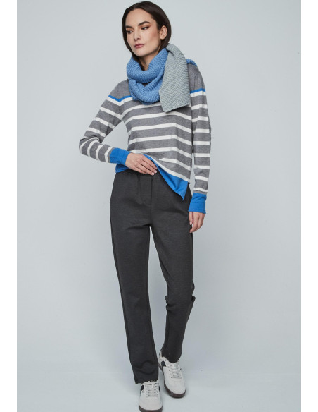 Pantalon experience goma gris