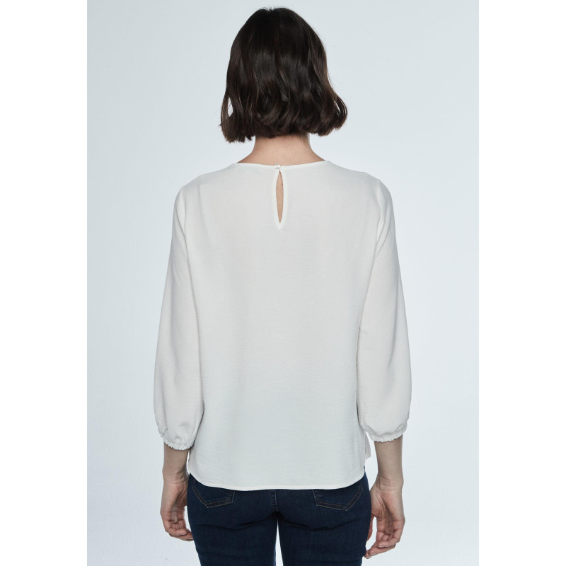 Blusa lagrima blanca