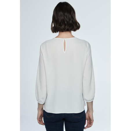 Blusa lagrima blanca