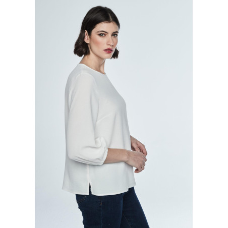 Blusa lagrima blanca