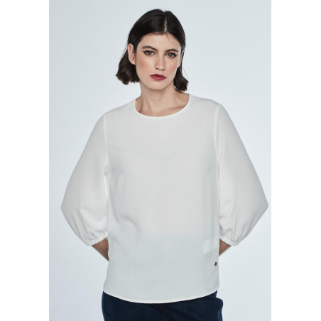 Blusa lagrima blanca