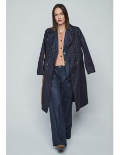 Trench azul marino 2