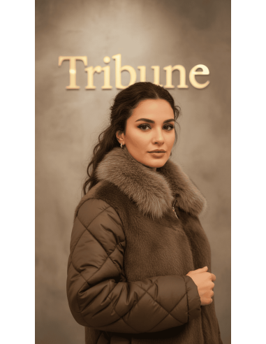 Chaqueta pelo marrón