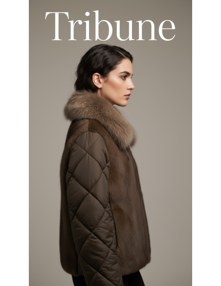 Chaqueta pelo marrón