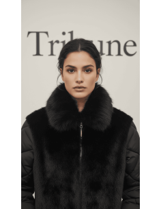 Chaqueta pelo negro 2