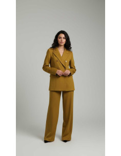 Conjunto gante mostaza