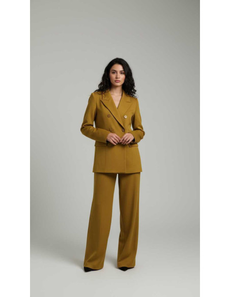 Conjunto gante mostaza