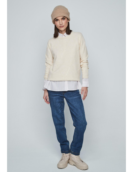 Jersey rombos brillo