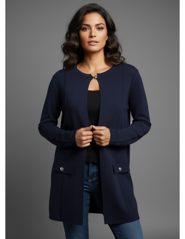 Chaqueta punto marino