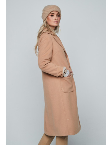 Abrigo largo bolsillos