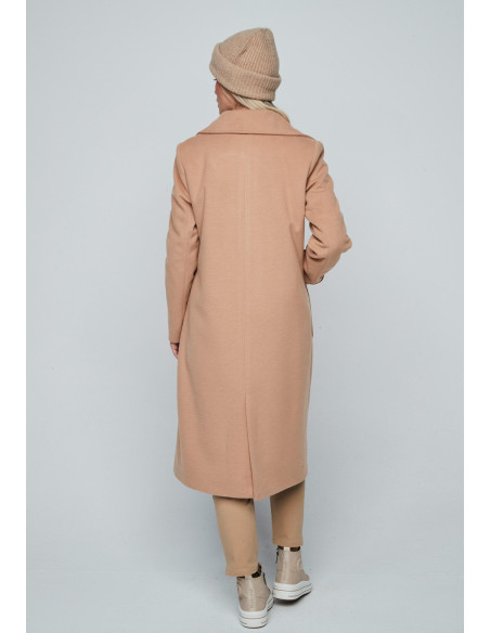 Abrigo largo bolsillos