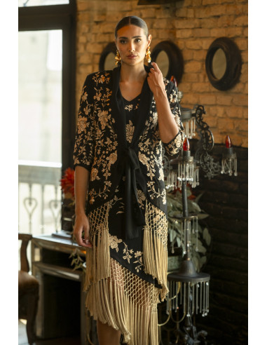 Chaqueta jazmin negra