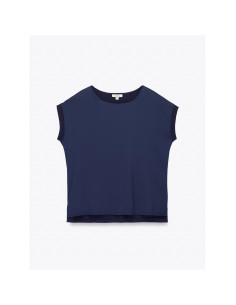 Camiseta lisa 2 tejidos 2