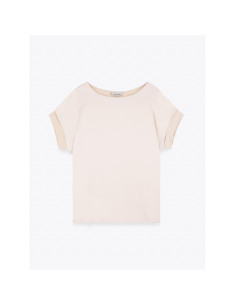 Camiseta lisa 2 tejidos 2