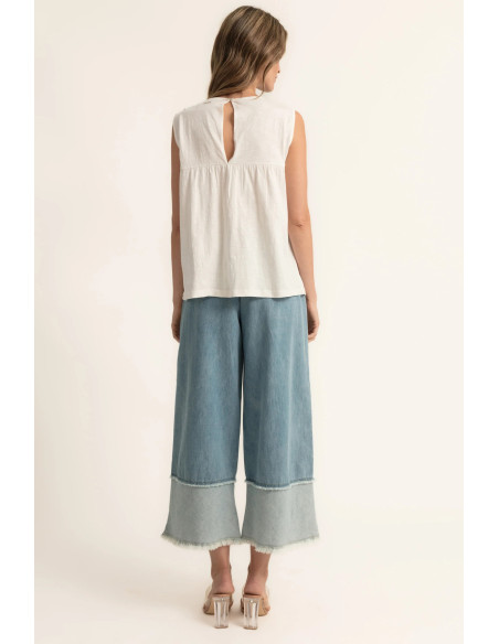 Camisa sisa bordados