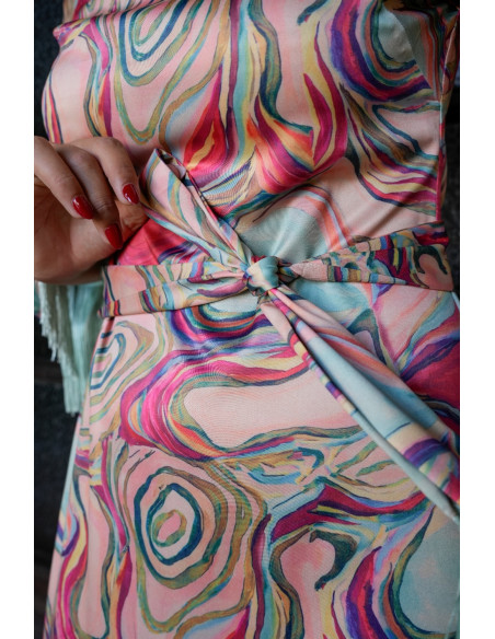 Vestido mercedes aquarela