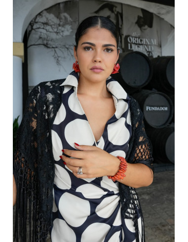 Vestido reyes negro