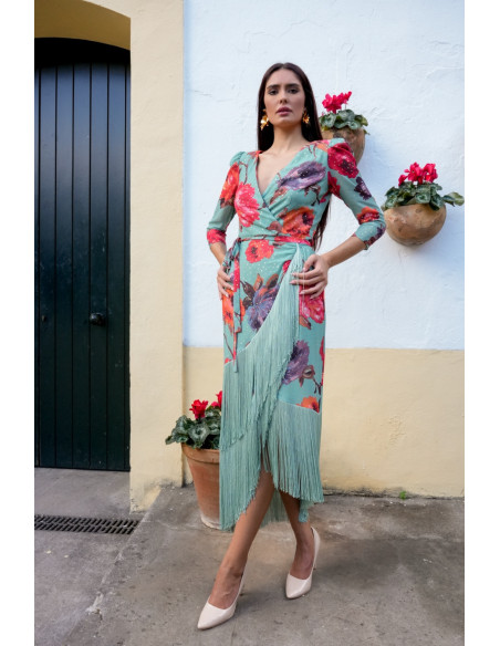 Vestido macarena flores
