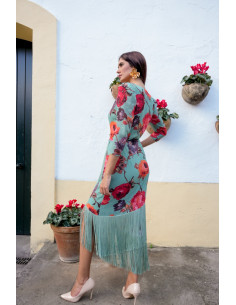 Vestido macarena flores 2