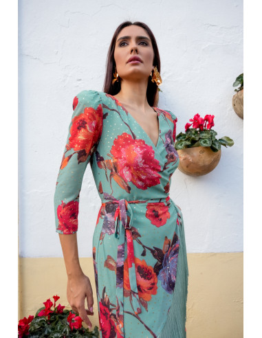 Vestido macarena flores