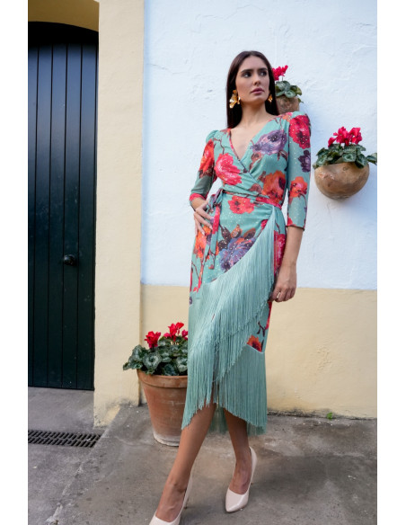 Vestido macarena flores